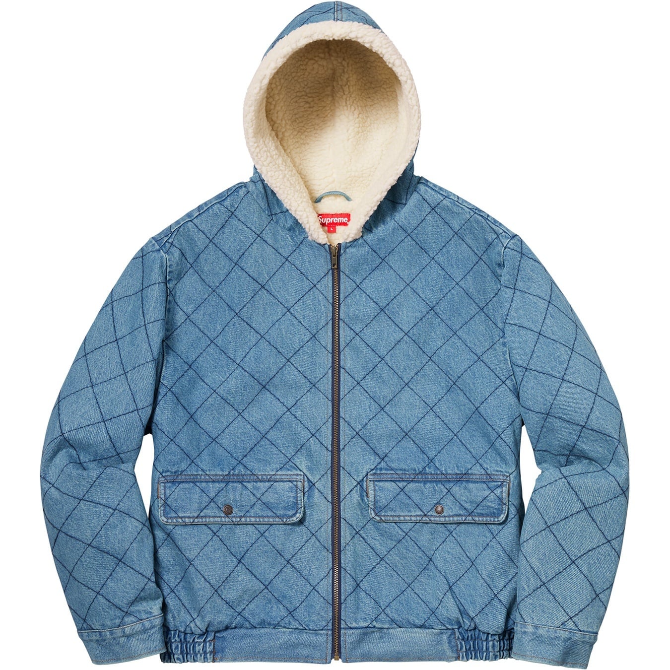 Quilted Denim Pilot Jacket view 10